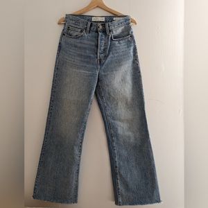 Denim Forum Farrah Hi Rise Wide Leg Jean